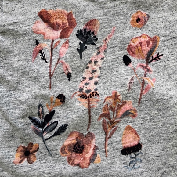 Zara BabyGirl 3-6 mo Grey Long Sleeve Shirt - Picture 3 of 6